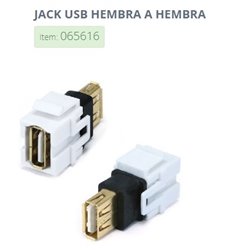 JACK BROBOTIX TIPO USB HEMBRA A HEMBRA V2.0