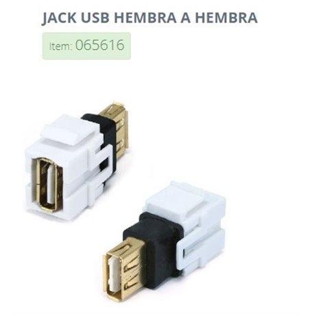 JACK BROBOTIX TIPO USB HEMBRA A HEMBRA V2.0