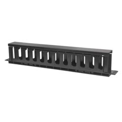ORGANIZADOR DE CABLES INTELLINET PARA RACK 19 1U HORIZONTAL PLASTICO 8CM