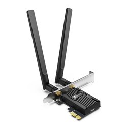 ADAPTADOR INALAMBRICO PCIe TP-LINK ARCHER TX55E WI-FI 6 AX3000 BLUETOOTH 5.2 COMPATIBLE SOLO CON Windows10 (64bit)