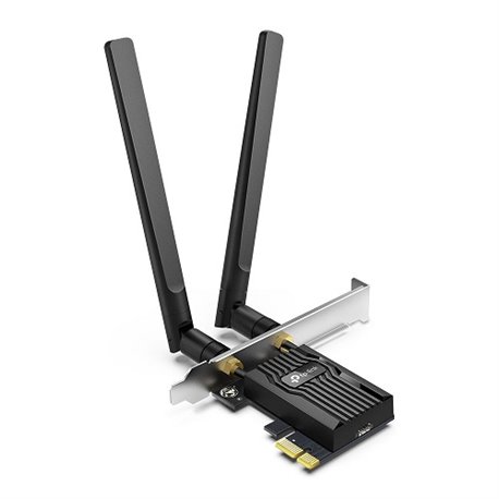 ADAPTADOR INALAMBRICO PCIe TP-LINK ARCHER TX55E WI-FI 6 AX3000 BLUETOOTH 5.2 COMPATIBLE SOLO CON Windows10 (64bit)