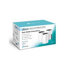 SISTEMA DECO S4 (3 PIEZAS) TP-LINK MESH WI-FI AC1200 (2 PUERTOS ETHERNET GIGABIT POR PIEZA) MU-MIMO BEAMFORMING
