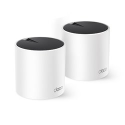 SISTEMA DECO X55 (2 PIEZAS) TP-LINK MESH SUPER FAST WI-FI 6 AX3000 (5GHz HE160) 3 PUERTOS RJ45 GIGABIT X PIEZA MU-MIMO