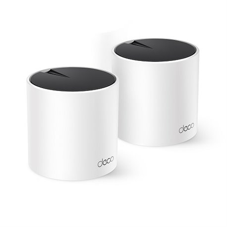 SISTEMA DECO X55 (2 PIEZAS) TP-LINK MESH SUPER FAST WI-FI 6 AX3000 (5GHz HE160) 3 PUERTOS RJ45 GIGABIT X PIEZA MU-MIMO