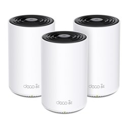 SISTEMA DECO XE75 (3 piezas) TP-LINK MESH WI-FI 6E AXE5400 TRI-BANDA (6GHz + 5GHz + 2.4GHz) 3 PTOS RJ45 GIGABIT X PIEZA