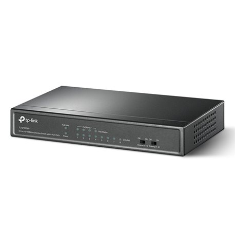 SWITCH TP-LINK TL-SF1008P METALICO DE ESCRITORIO 8 PUERTOS 10/100M (4 PUERTOS POE IEEE 802.3af PD) NO ADMINISTRABLE