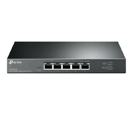 SWITCH TP-LINK TL-SG105-M2 DE ESCRITORIO 5 PUERTOS RJ45 DE HASTA 2.5Gbps C/U CARCASA DE METAL NO ADMINISTRABLE