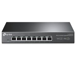 SWITCH TP-LINK TL-SG108-M2 DE ESCRITORIO 8 PUERTOS RJ45 DE HASTA 2.5Gbp C/U CARCASA DE METAL NO ADMINISTRABLE