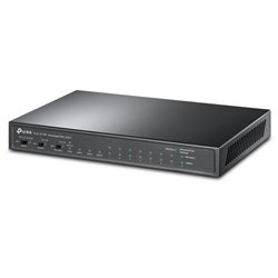 SWITCH TP-LINK TL-SL1311MP PoE 8 PTOS 10/100 802.3 af/at MAX 124W + 2 PTOS RJ45 + 1 PTO SFP GIGABIT NO ADMINISTRABLE