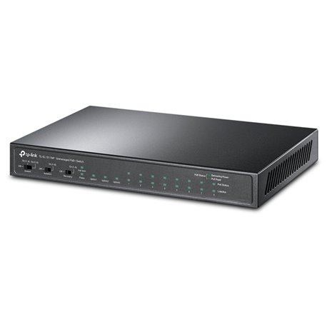 SWITCH TP-LINK TL-SL1311MP PoE 8 PTOS 10/100 802.3 af/at MAX 124W + 2 PTOS RJ45 + 1 PTO SFP GIGABIT NO ADMINISTRABLE