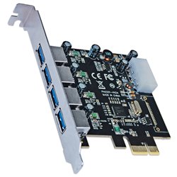 TARJETA MANHATTAN PCI EXPRESS USB V3 4 PUERTOS ESTANDAR BRACKET