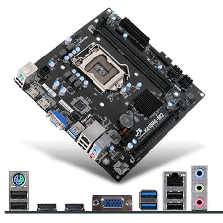 MB ECS H410H6-M2 SOCKET 1200 10MA GEN 2*DDR4 2666 HDM VGA MICRO ATX