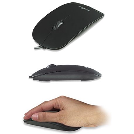 MOUSE MANHATTAN OPTICO USB NEGRO