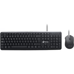KIT TECLADO Y MOUSE ALAMBRICO NEXTEP USB NEGRO NE-416