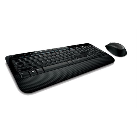 KIT TECLADO Y MOUSE INALAMBRICO ESPAÑOL MICROSOFT DESKTOP 2000 REPOSAMANOS USB NEGRO M7J-00004