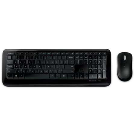 KIT TECLADO Y MOUSE INALAMBRICO ESPAÑOL MICROSOFT DESKTOP 850 USB NEGRO BUSSINES PN9-00004