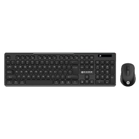 KIT NACEB TECLADO+MOUSE INALAMBRICO NEGRO