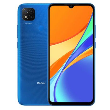 CELULAR SMARTPHONE XIAOMI REDMI 9C 6.53 MEDIATEK 64GB/3GB 13MP/5MP/2MP/5MP ANDROID 10 AZUL