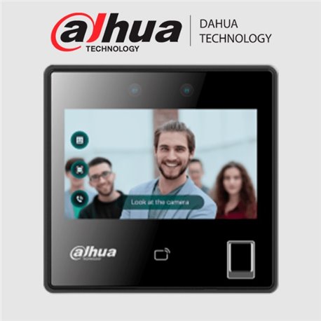 DAHUA DHI-ASI3214A-W CONTRO DE ACCESO CON RECONOCIMIENTO FACIAL PANTALLA TOUCH DE 4.3 PULGADAS/3000 ROSTROS/RANGO DE RECONO