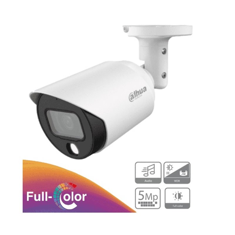 Dahua Telecamera HDCVI 5MP LED Bullet | Modello HFW1509TLM-A-LED-0360BS2 | Visione Notturna, Esterna