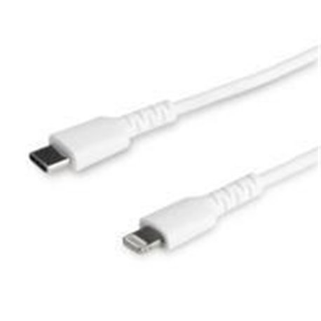 CABLE USB-C A LIGHTNING DE 1M - COLOR BLANCO - CABLE USB DE CARGA Y ALTA RESISTENCIA - CERTIFICADO MFI - STARTECH.COM MOD. RUSBC