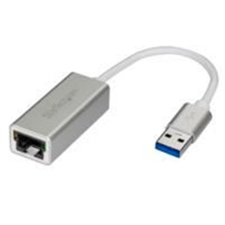 ADAPTADOR DE RED ETHERNET GIGABIT EXTERNO USB 3.0 - PLATEADO - IDEAL PARA MACBOOK, CHROMEBOOK O TABLET - STARTECH.COM MOD. USB31