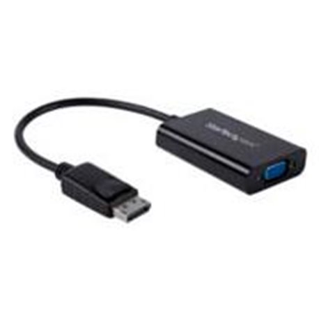 ADAPTADOR DE VIDEO DISPLAYPORT A VGA CON AUDIO CONVERTIDOR  HEMBRA VGA HD15 A MACHO DP 1920X1200 - STARTECH.COM MOD. DP2VGAA