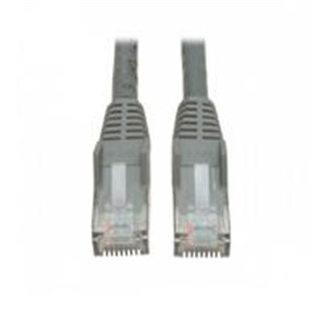 CABLE PATCH TRIPP-LITE (N201-010-GY) MOLDEADO SNAGLESS CAT6 GIGABIT (RJ45 M/M) - GRIS, DE 3.05 M [10 PIES] HSTAS 25 AñOS DE GARA