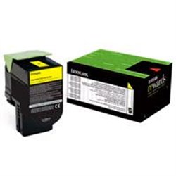 TONER LASER LEXMARK / COLOR AMARILLO / EXTRA ALTO RENDIMIENTO / 70C8XY0 / HASTA 4,000 PAGINAS / 5% DE COBERTURA / P/MODELOS: CS5