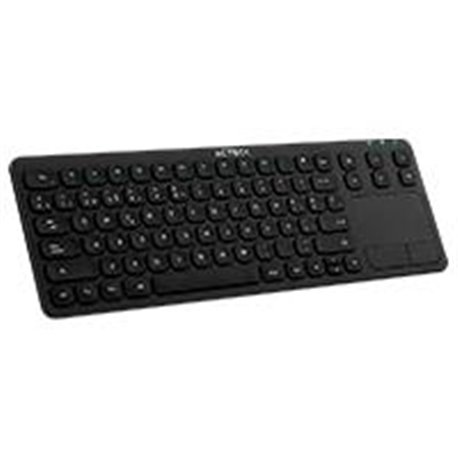 TECLADO  INALAMBRICO WIRELESS CON MOUSEPAD MULTIPLATAFORMA ACTECK MK410 COLOR NEGRO AC-923217