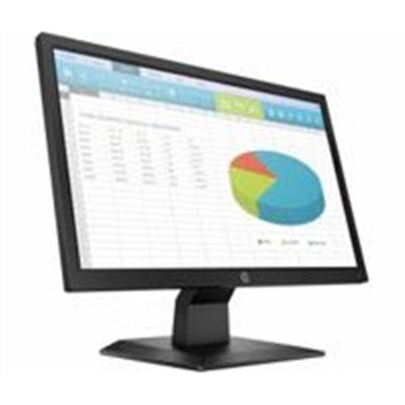 MONITOR HP P204V LED 20 PULG (19.5 PULG VISIBLE 1600 X 900) / HDMI-VGA / VESA 100 /INCLUYE CABLE VGA/ 3-3-3