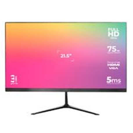 MONITOR LED ACTECK CAPTIVE VIVID SP215 PLANO/21.5/FULLHD 1920X1080P/75HZ/5MS/NEGRO/AC-933858