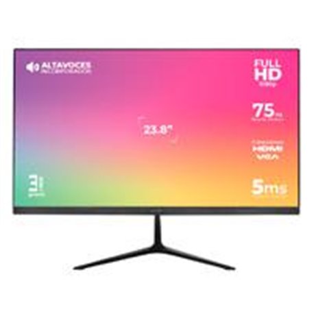 MONITOR LED ACTECK CAPTIVE VIVID SP240 PLANO/23.8/FULLHD 1920X1080P/ALTAVOZ INTEGRADO/75HZ/5MS/NEGRO/AC-933841