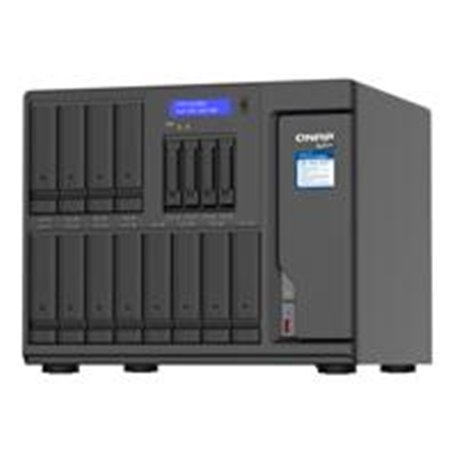 NAS QNAP TVS-H1688X-W1250-32G/ 16 BAHIAS /12 DE 3,5 4 DE 2,5 SSD/SEIS NUCLEOS  3.3GHZ/32GB DDR4 HASTA 128GB/4 PTO 2,5 GBE/2 PTO 