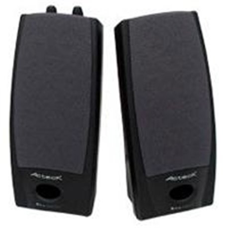 BOCINAS ACTECK AX-2500 240W P.M.P.O. 2.0 NEGRAS/ 3.5 MM/ 1.5 M CABLE CONTROL VOLUMEN 110 VOLTS