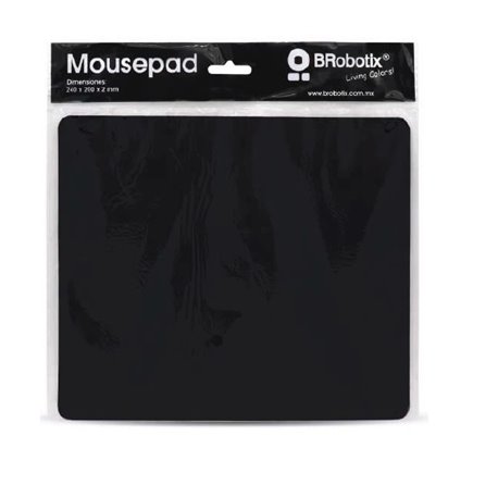 MOUSEPAD BROBOTIX 24X20CM CON BOLSA BROBOTIX NEGRO
