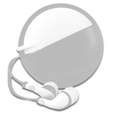 AUDIFONO IN-EAR ALAMBRICO EASY LINE GRIS/BLANCO CON MICROFONO EL-995241