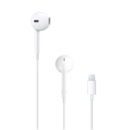 APPLE EARPODS CABLEADO CON CONECTOR LIGHTNING AURICULAR ESTEREO OIDO EXTERNO MICROFONO