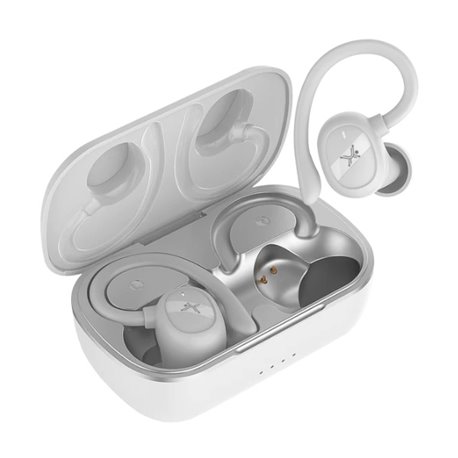 AUDIFONOS PERFECT CHOICE INTRAURICULARES INALAMBRICOS CON MICROFONO BLUETOOTH USB-C BLANCO