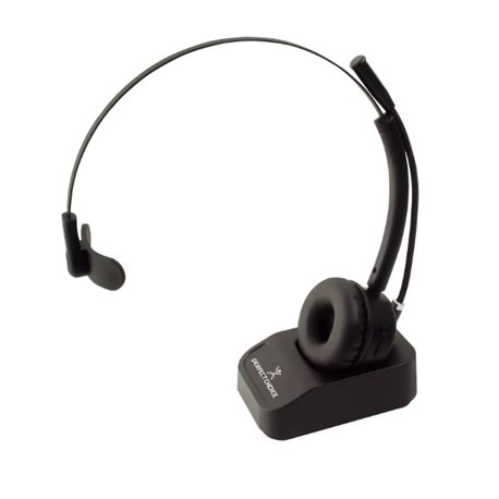 DIADEMA PERFECT CHOICE INALAMBRICA MONOAURAL USB-C CON BASE DE CARGA NEGRA