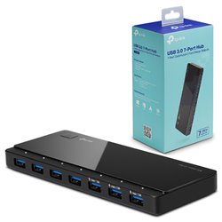 HUB DE 7 PUERTOS USB 3.0 CON ADAPTADOR DE CORRIENTE A/C