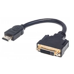 CABLE MANHATTAN HDMI DVI-D M-H 20CM