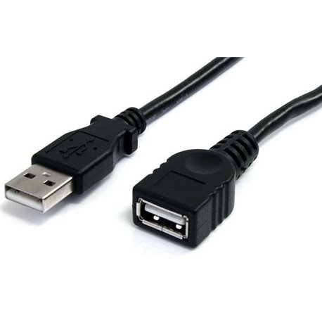 CABLE STARTECH EXTENSION ALARGADOR 0.9 MTS USB 2.0 MACHO A HEMBRA USB A- EXTENSOR