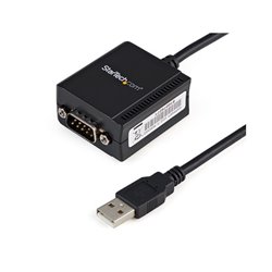 CABLE STARTECH DE 1.8M USB A PUERTO SERIE SERIAL RS232 DB9 CON RETENCION DEL PUERTO DE ASIGNACION COM - 1 x DB-9 MACHO EN SERIE 