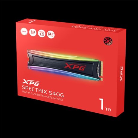 SSD M.2 2280 NVME/PCIE 1TB ADATA XPG S40G GAMING 3X4 3500/3000MB/S RGB