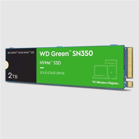 SSD M.2 2280 NVME 2TB WESTERN DIGITAL GREEN SN350 6GB/S WDS200T3G0C