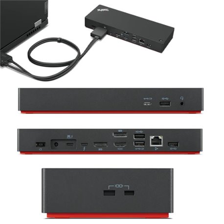 LENOVO THINKPAD BASE DE CONECCIÓN THUNDERBOLT PARA MONITOR/NOTEBOOK/WS 230W