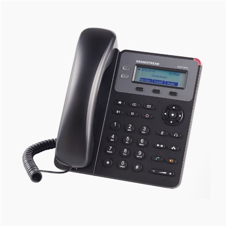 TELEFONO IP GRANDSTREAM SMB DE 2 LINEAS -1 CUENTA SIP CON 3 TECLAS DE FUNCION PROGRAMABLES Y CONFERENCIA DE 3 VIAS 5VCC