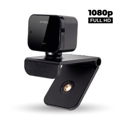 CAMARA WEB ACTECK HAPTOS PLUS CW460 1080P 15FPS AUTO FOCUS CON MICROFONO AJUSTABLE MULTIANGULO NEGRO