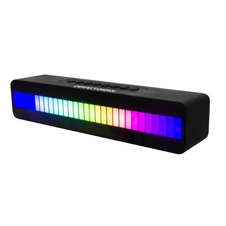 BOCINA PERFECT CHOICE PORTATIL INALAMBRICA SHINE BEAT BLUETOOTH USB-C NEGRA